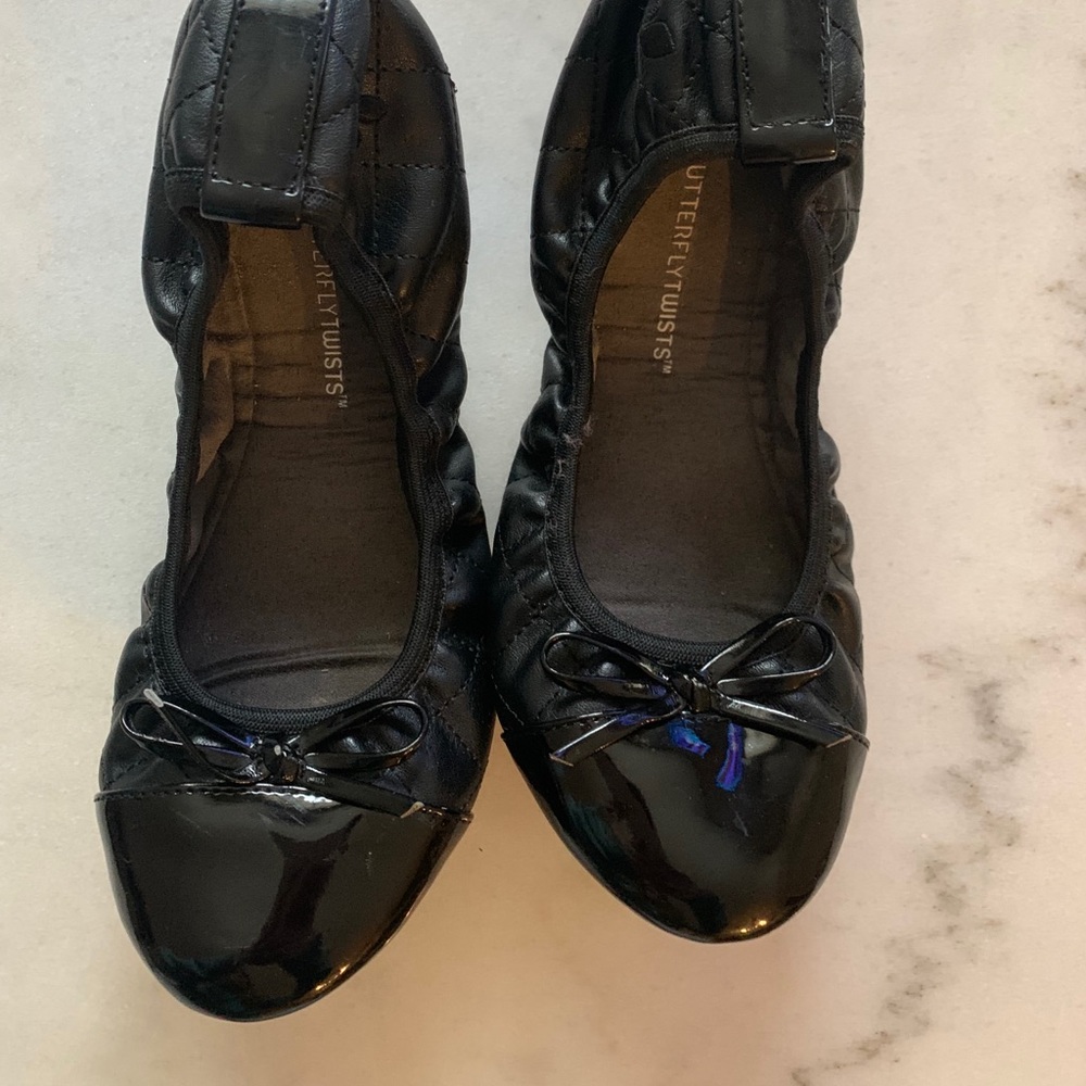 Black Packable Ballet Flats